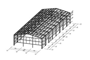 Изготовление металлоконструкций каркаса для строительства здания в г. Калининград