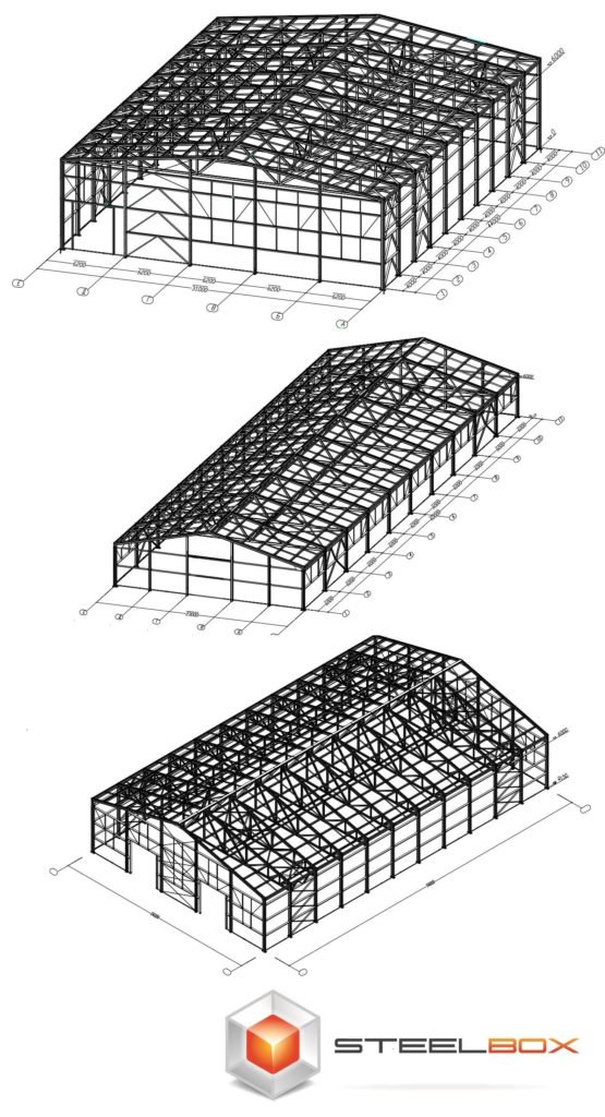 Складские корпуса для базы строительных материалов от SteelBox